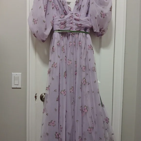 Teuta Matoshi Lavender Romance Dress